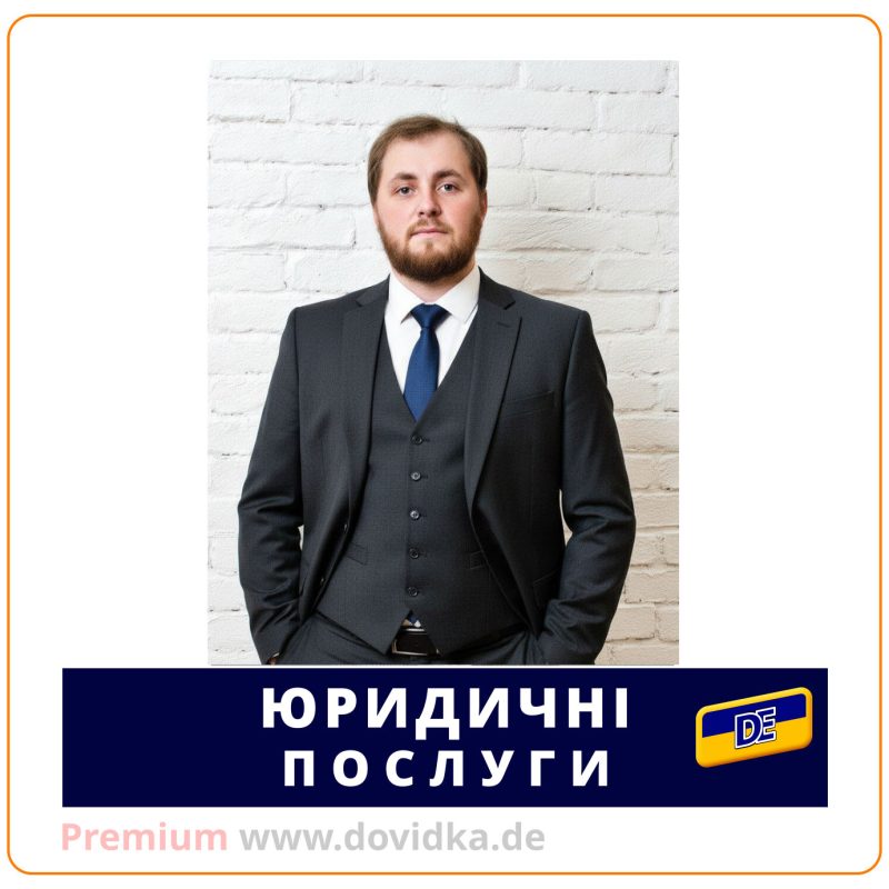 Юридичні послуги, український юрист в Німеччині